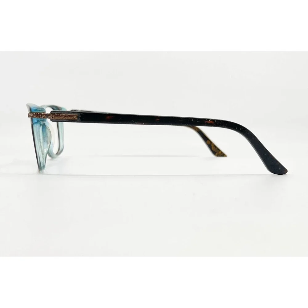 Vera Bradley Marissa Eyeglasses Womens Brown Tortoise Blue Floral 51-16-135